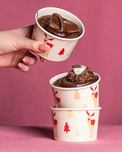 Christmas Brownie Pots