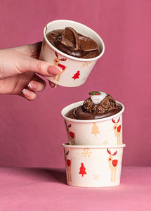 Christmas Brownie Pots